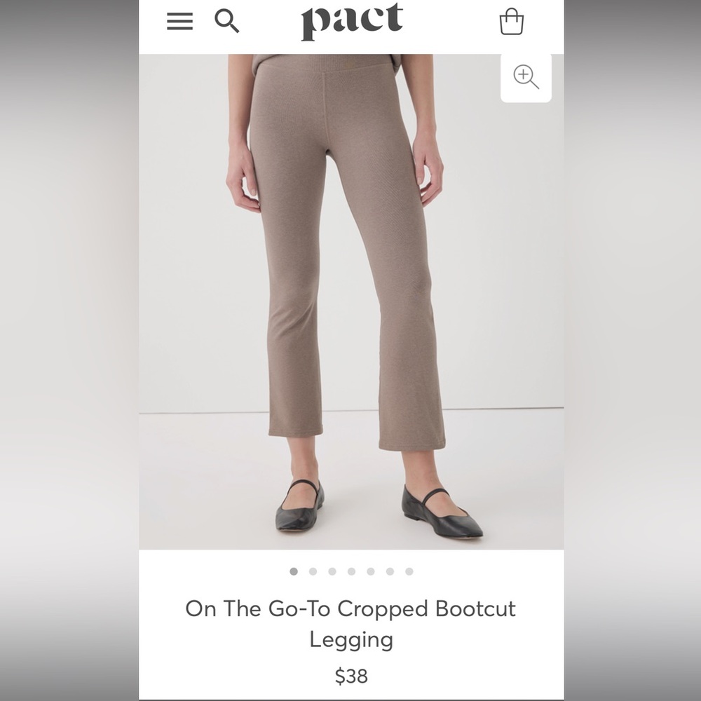PACT On The Go Cropped Legging
